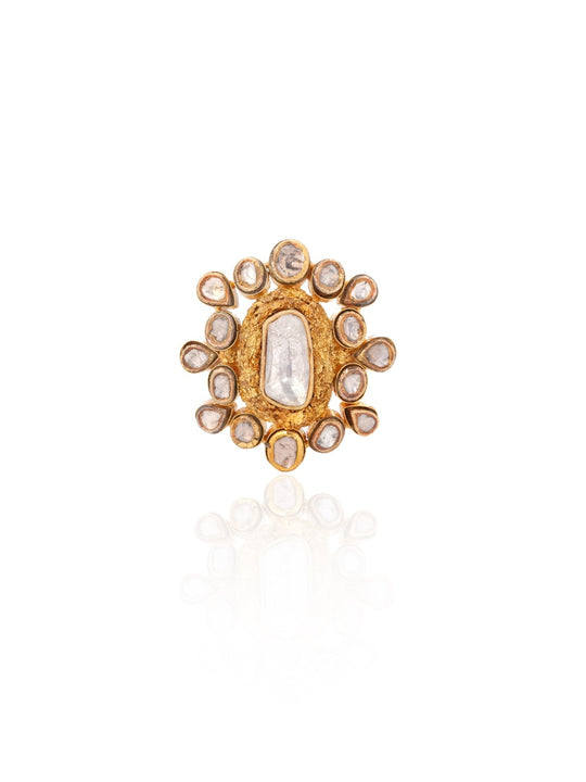 Aurora Sunburst Diamond Ring