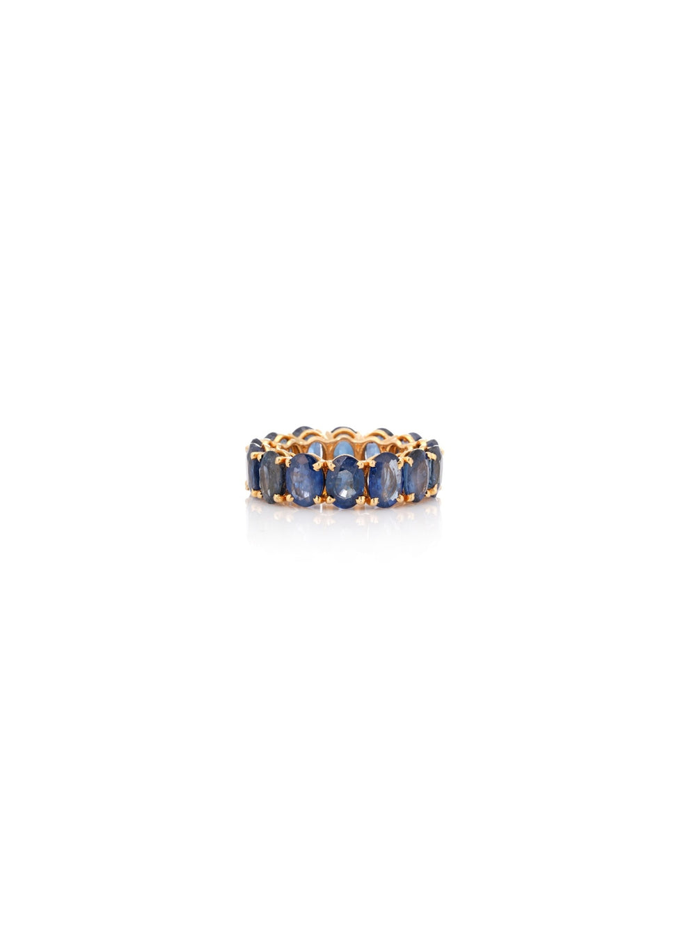 Midnight Sapphire Crown Ring