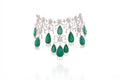 Imperial Emerald Diamond Statement Necklace in 18K Gold | Luxury High Jewellery