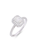 Asterica Emerald Solitaire Ring