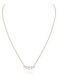 Tiara Emerald Diamond Pendant Necklace in 18K Gold