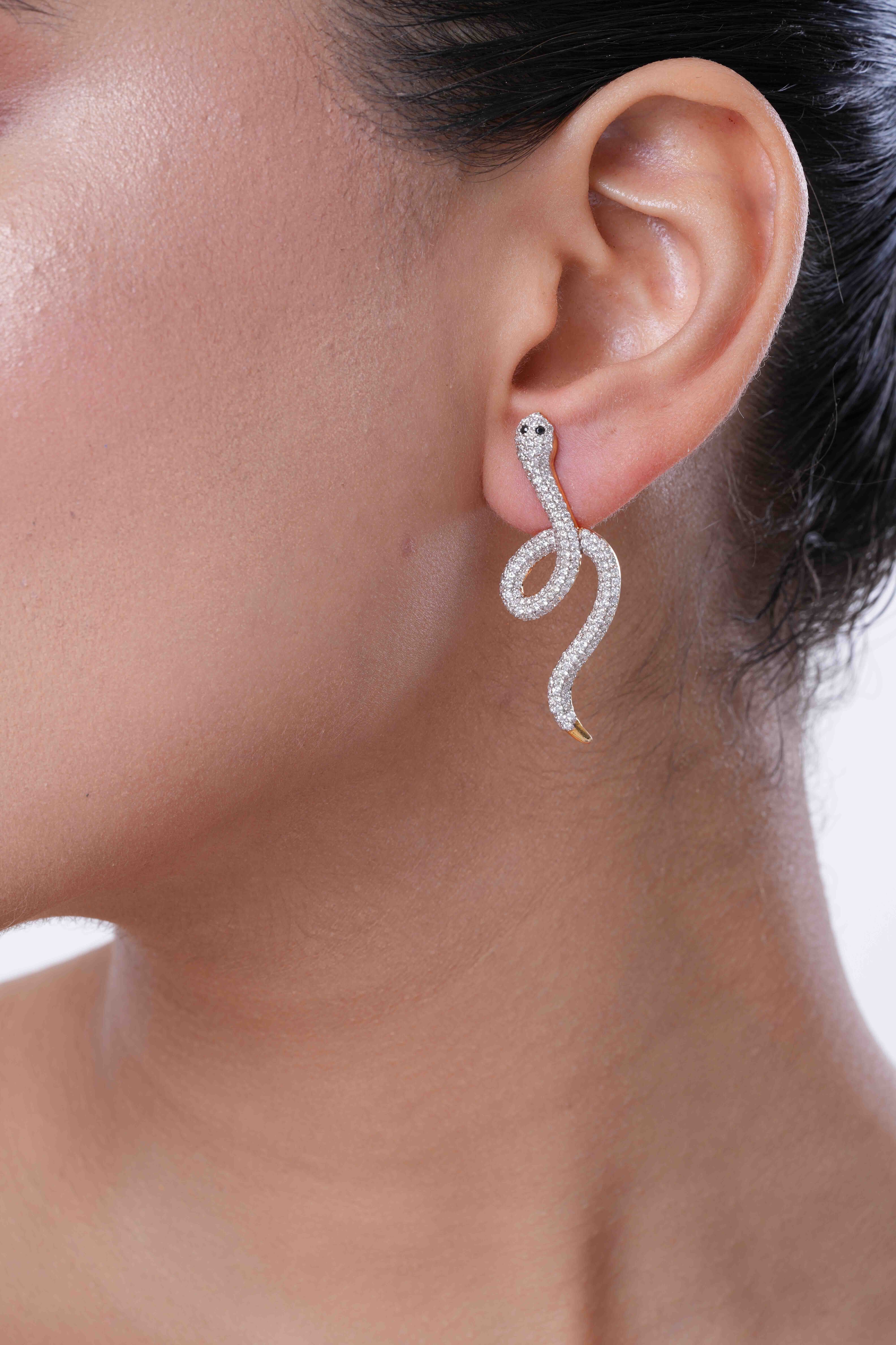 FERAL SNAKE EARRING