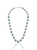 Emerald Diamond Statement Necklace in 18K Gold