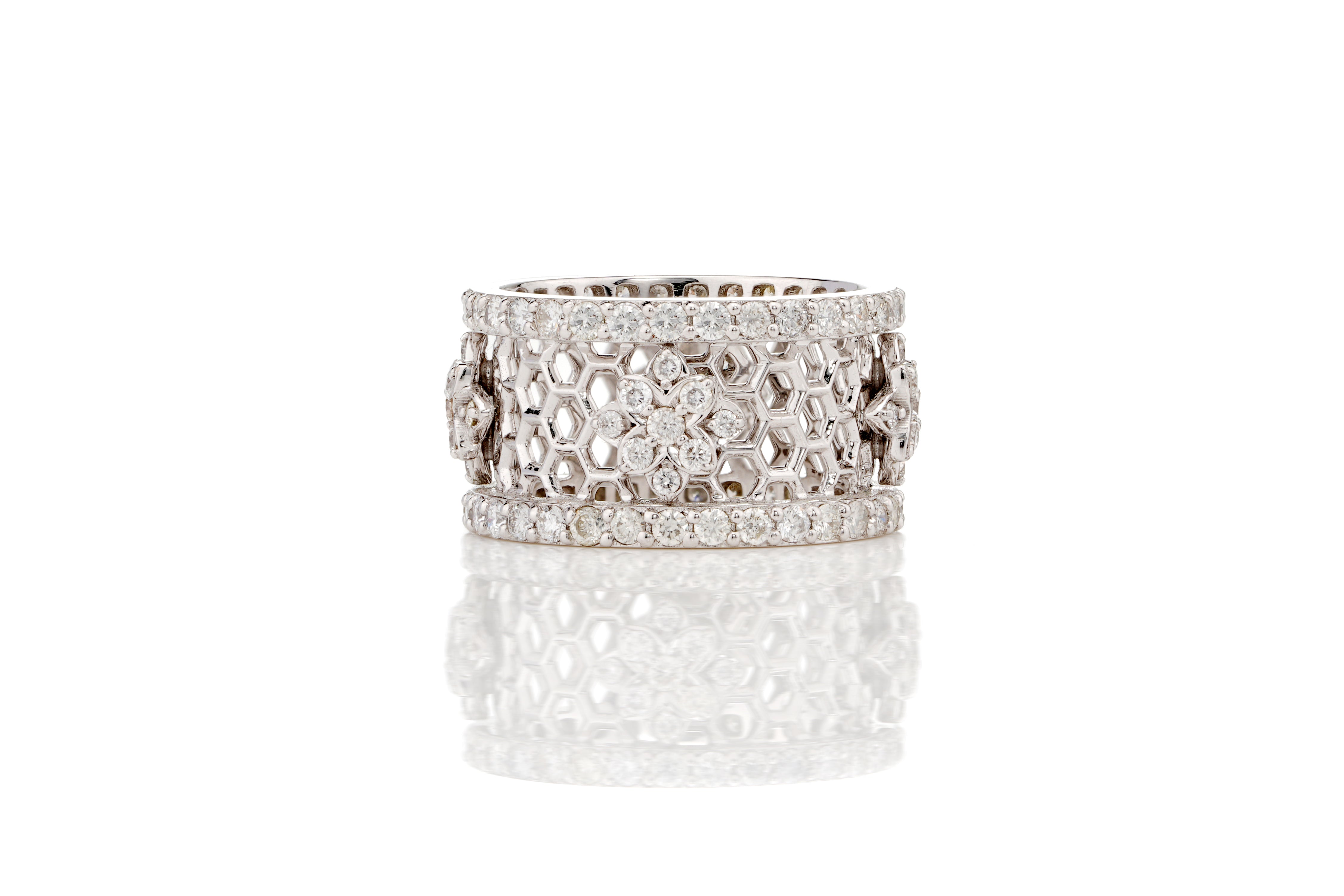 Aurelia Prism Diamond Ring