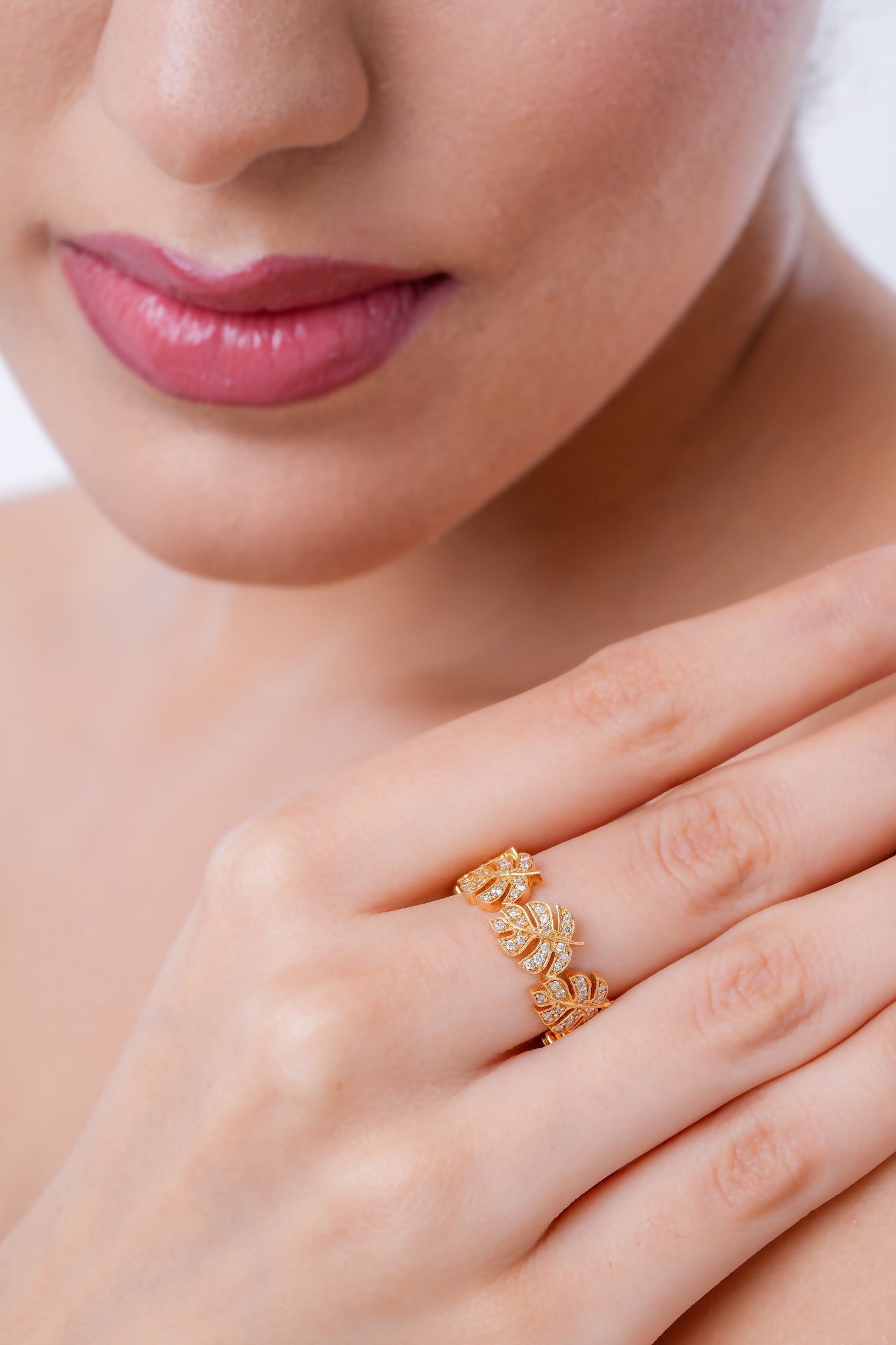 Leafette Yellow Leaf Ring