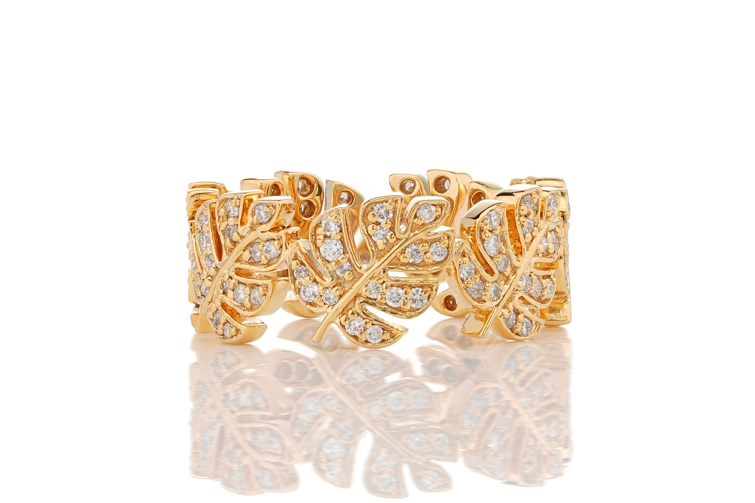 Leafette Yellow Leaf Ring