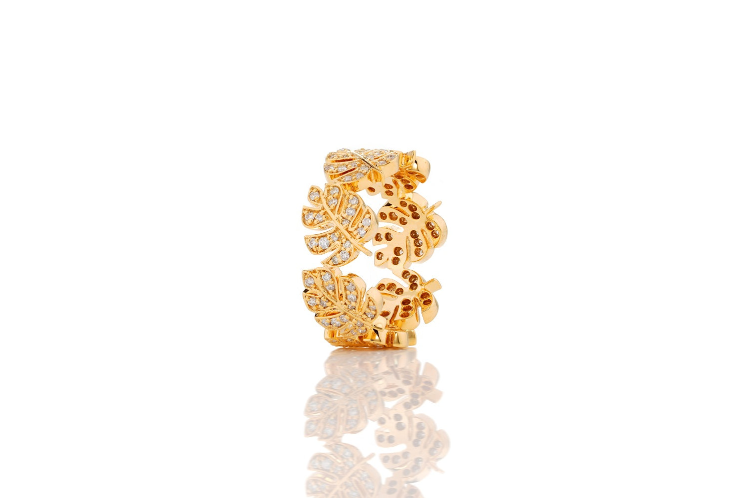Leafette Yellow Leaf Ring
