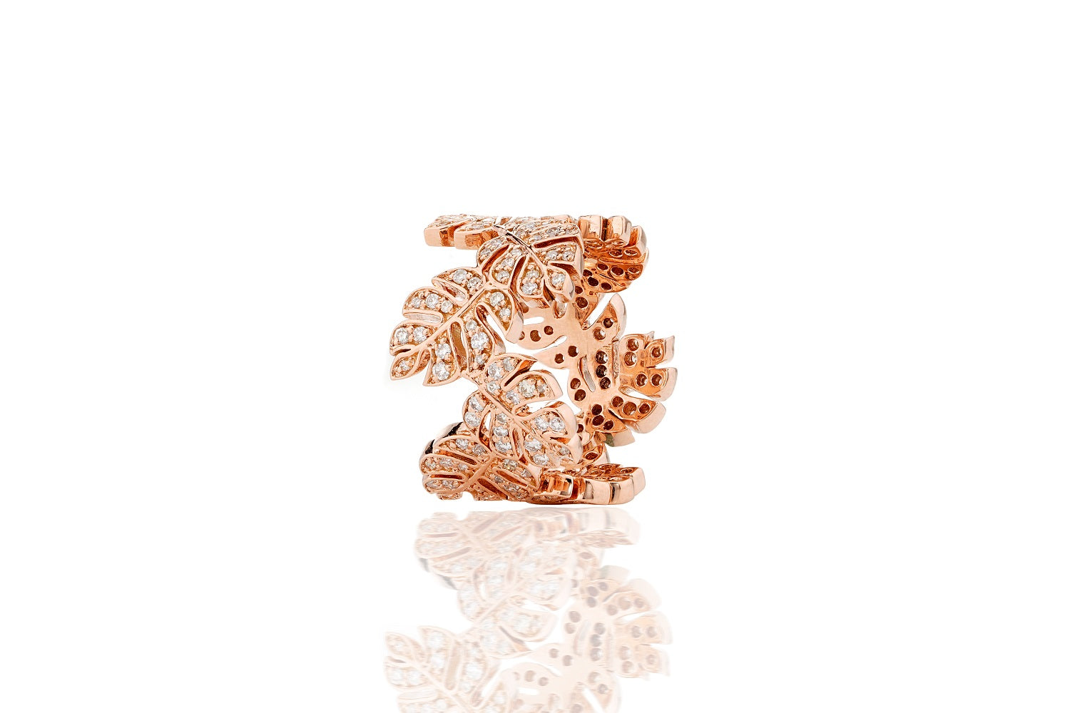 FERAL ROSE GOLD LEAF RING