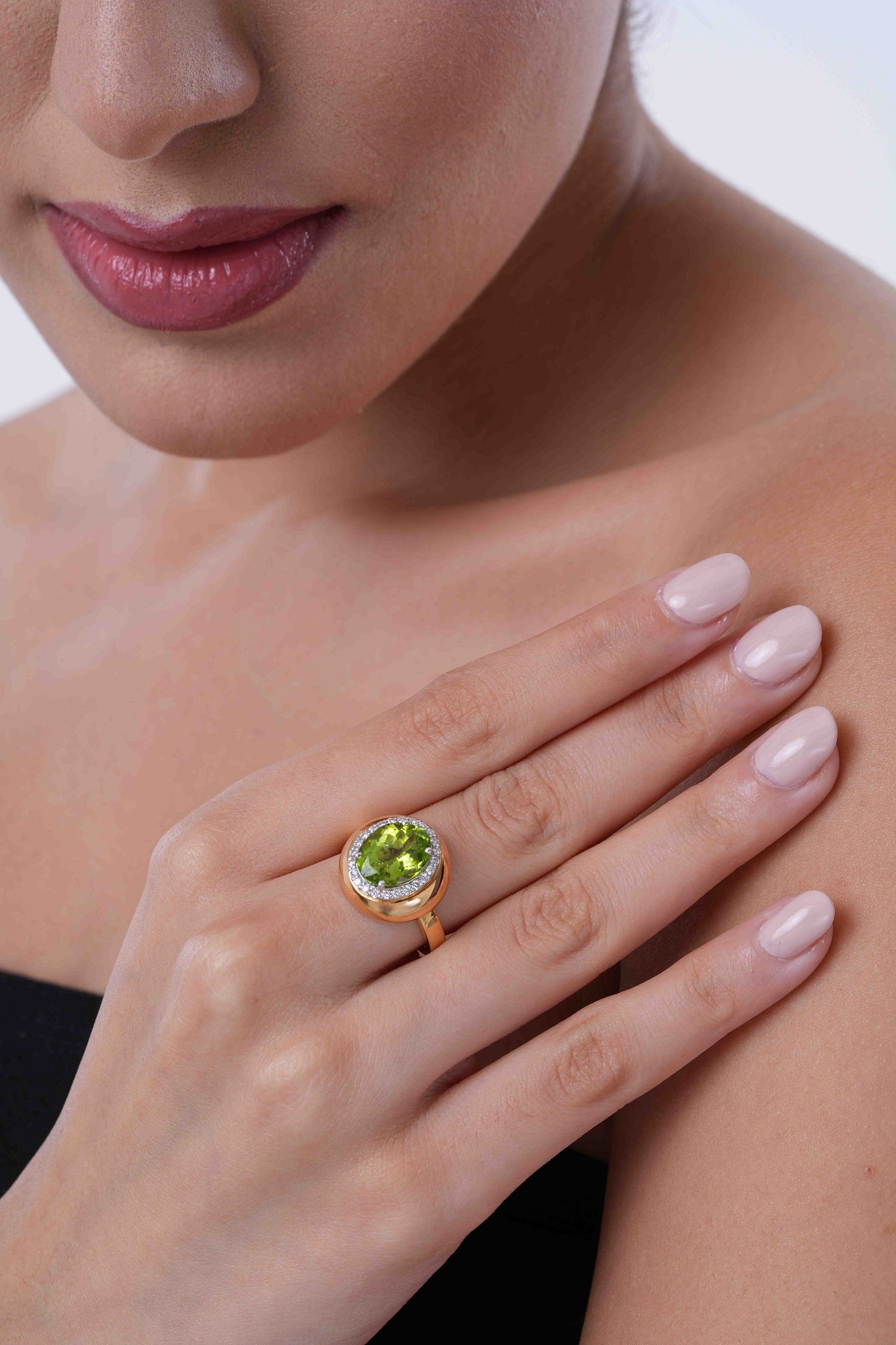 BUBBLE PARIDOT RING