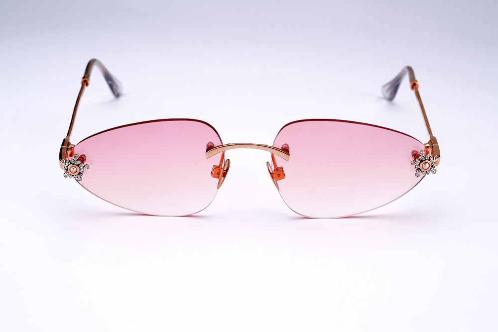 AURA PINK CATEYE GLASSES