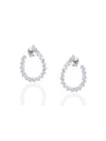 Izzari Aurelle Diamond Statement Hoop Earrings