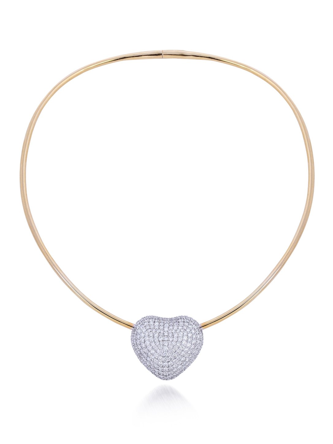 Celeste Heart Diamond Necklace in 18K Gold | Luxury Fine Jewellery