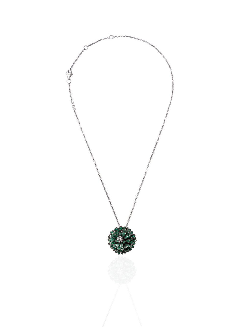 Emerald Heart Diamond Pendant Necklace in 18K Gold | Luxury Fine Jewellery