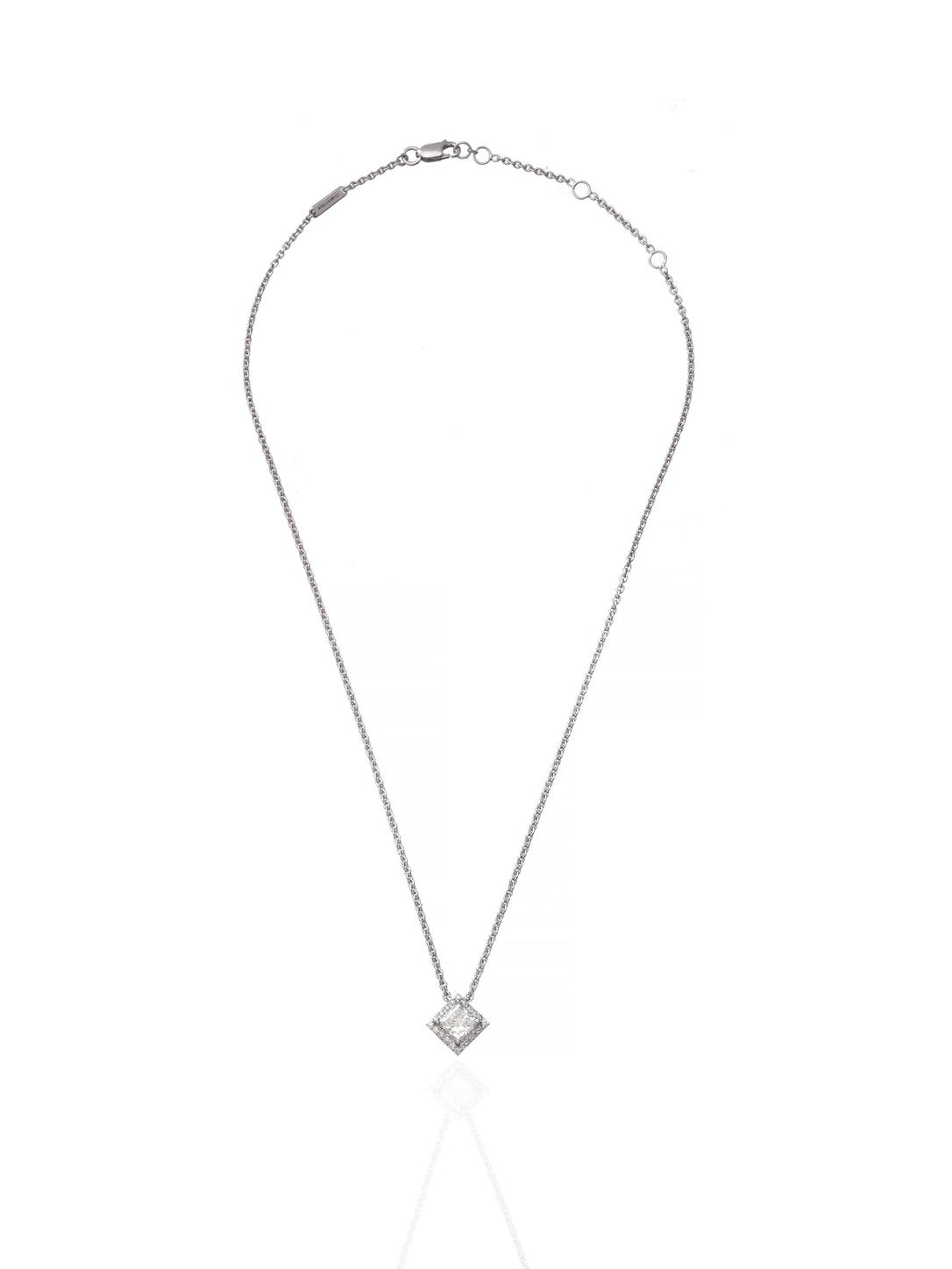 Lumière Geometric Diamond Pendant Necklace in 18K Gold | Luxury Fine Jewellery
