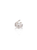 Majestic Diamond Statement Band in 18K white gold with natural diamonds – front view