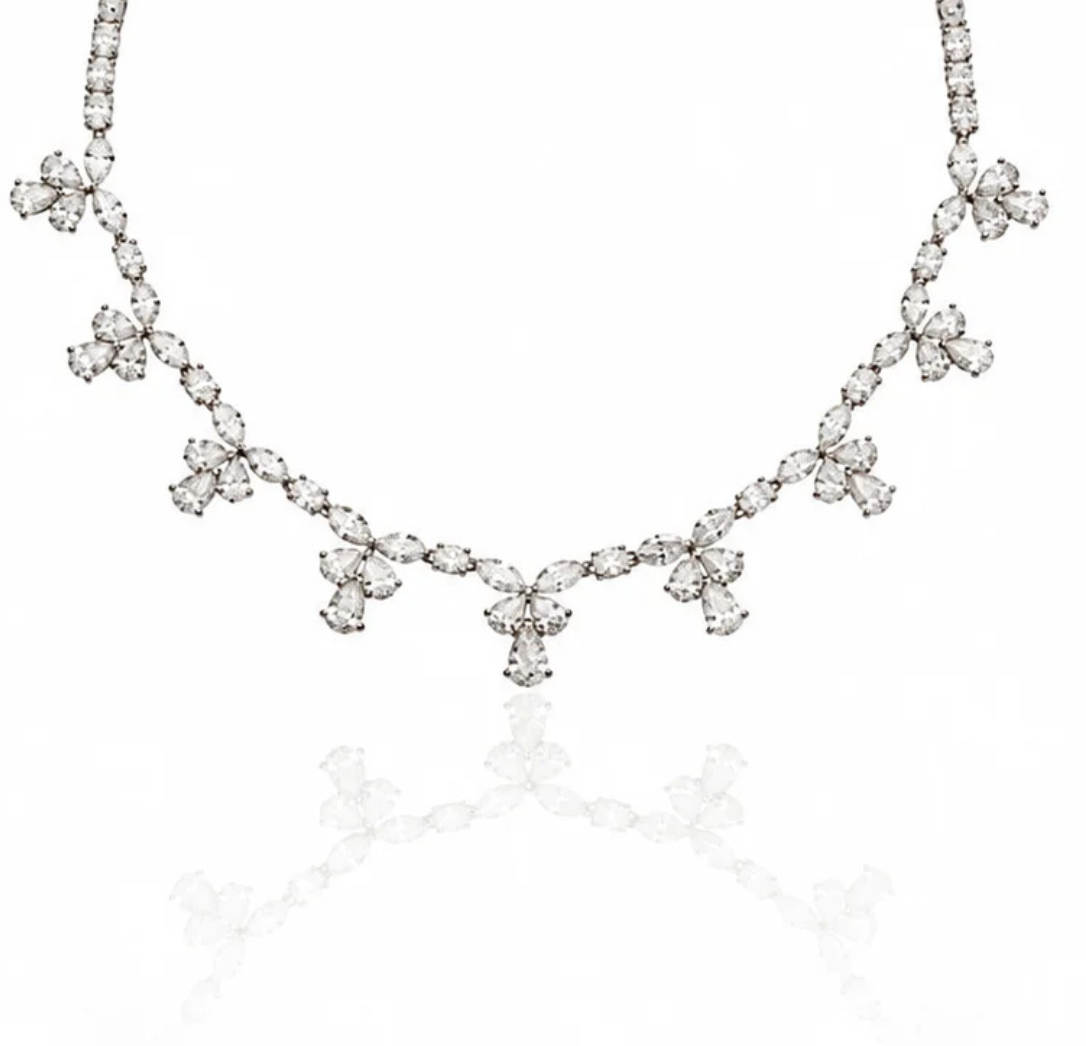 Starlight Drop Diamond Necklace in 18K Gold | Luxury Fine Jewellery