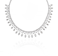 Pink Diamond Statement Necklace in 18K Gold