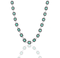 Emerald Diamond Statement Necklace in 18K Gold