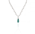 Celeste Curve Diamond Necklace in 14K Gold | Luxury Fine Jewellery