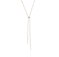 Celeste Diamond Lariat Necklace in 18K Gold | Luxury Fine Jewellery