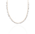 Rosé Cascade Rose Cut Diamond Necklace in 18K Gold | Luxury Fine Jewellery