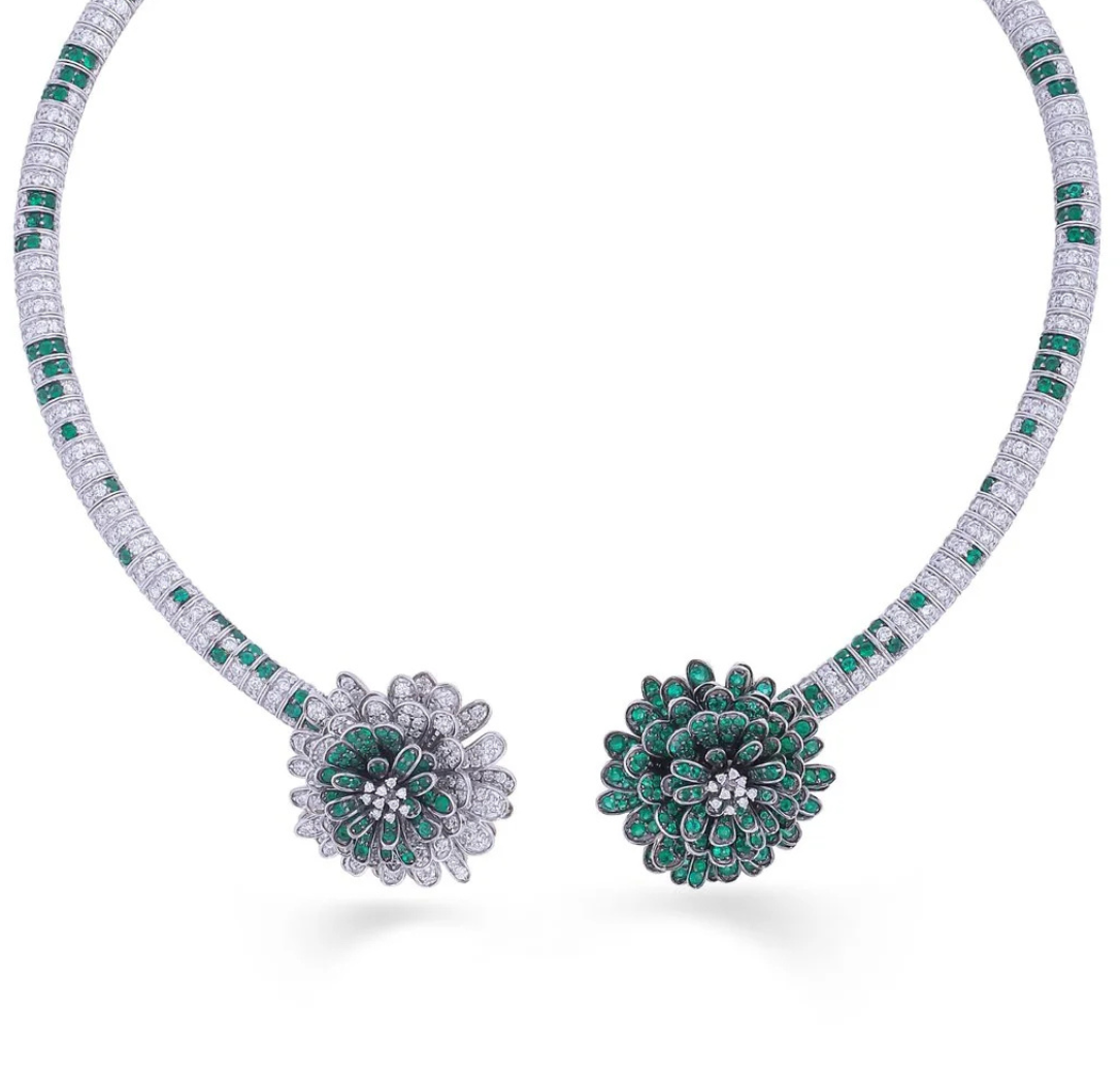 Bloom Diamond Necklace in 18K Gold