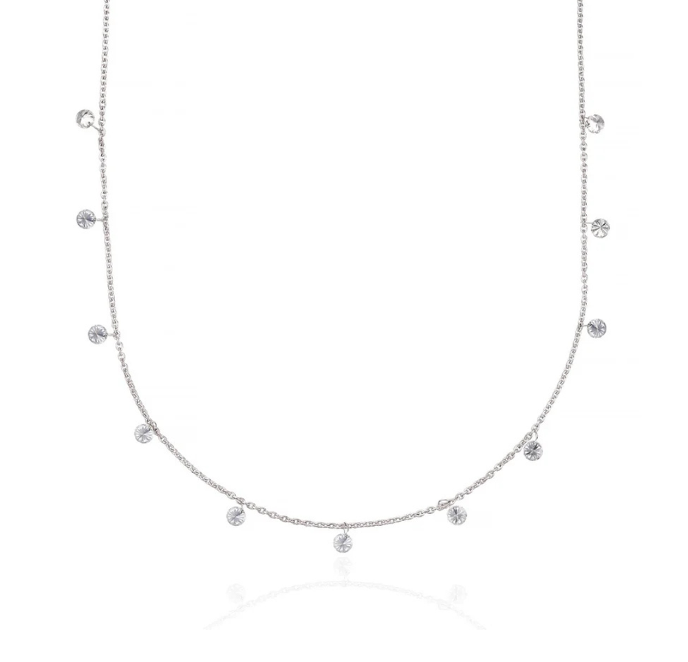 Drill Diamond Chain Necklace in 18K Gold
