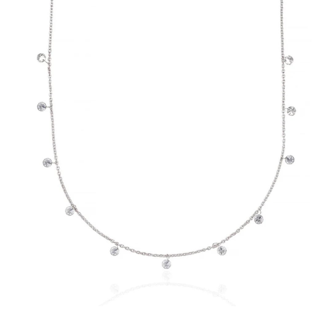 Drill Diamond Chain Necklace in 18K Gold