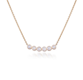 Tiara Round Diamond Pendant Necklace in 18K Gold