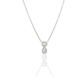Minimal Diamond Pendant Necklace in 14K Gold