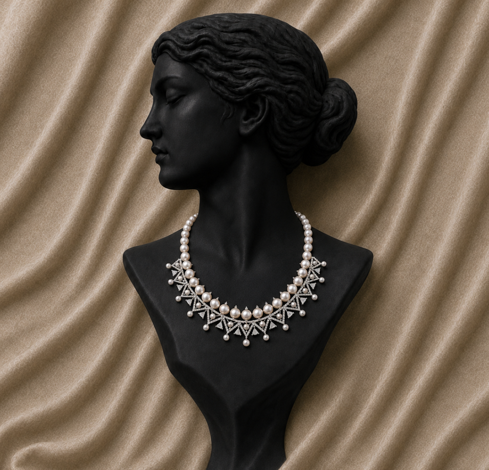 Grand Diamond Couture Necklace in 18K Gold