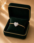 Disco Heart Sugar Diamond Bracelet in 18K Yellow Gold