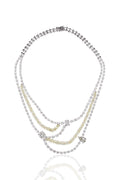 Éternelle Layered Diamond Necklace Set in 18K Gold | Luxury Fine Jewellery