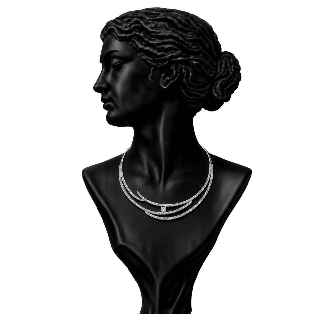 Éclipse Diamond Collar Necklace in 18K Gold | Luxury Fine Jewellery