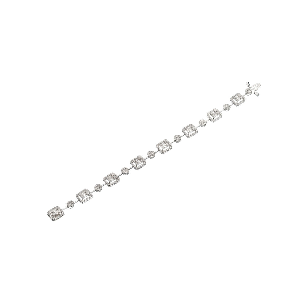 Asterica Illusion Diamond Bracelet in 14K Gold