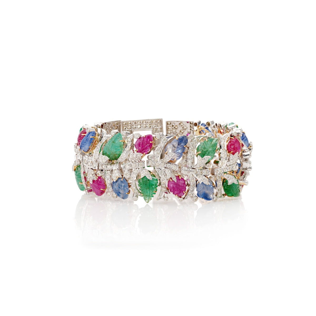 Celestique Diamond Statement Bracelet in 14K Gold