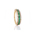 Rajsi Polki Emerald Heritage Bracelet in 14K Gold