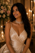 Celestial Vine Diamond Statement Necklace in 18K Gold | Luxury Fine Jewellery