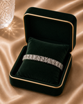 Éclat Royale Diamond Statement Bracelet in 18K White Gold
