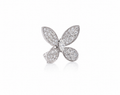 Butterfly 18K Gold Natural Diamond Brooch | Luxury Fine Jewellery