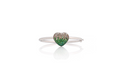 Disco Heart Garden Diamond Bracelet in 18K White Gold