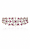Ruby Royale Diamond Statement Necklace in 18K Gold | Luxury Fine Jewellery