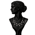 Aurora Heart Diamond Statement Necklace in 18K Gold | Luxury Fine Jewellery