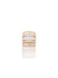 Rosé Imperia Spiral Diamond Ring