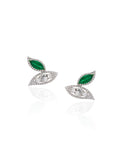Émeraude Marquise Diamond Stud Earrings