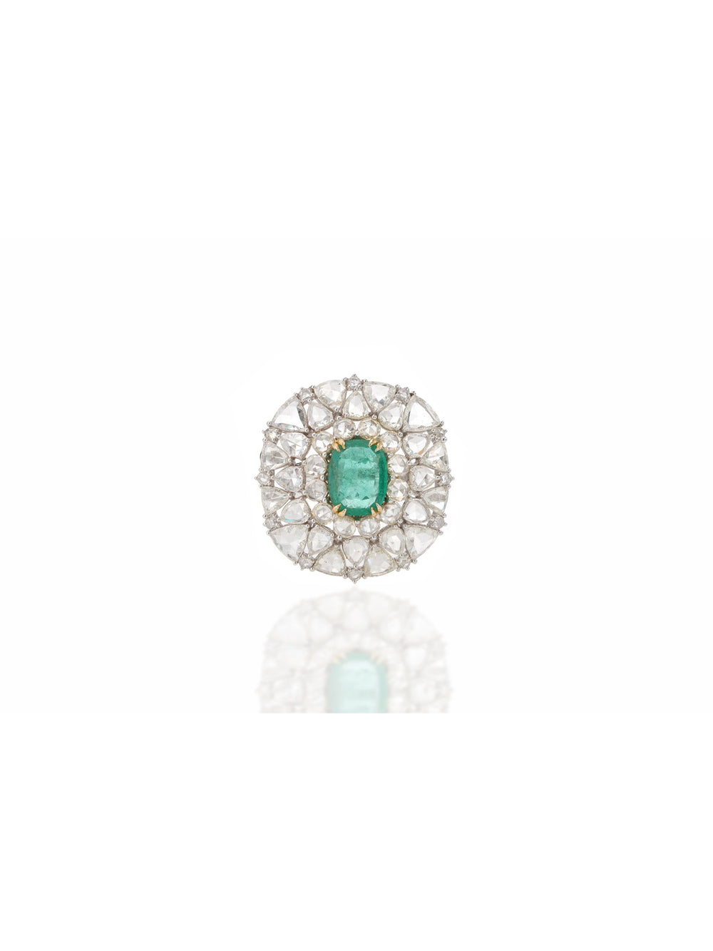 Noir Verde Pavé Statement Ring