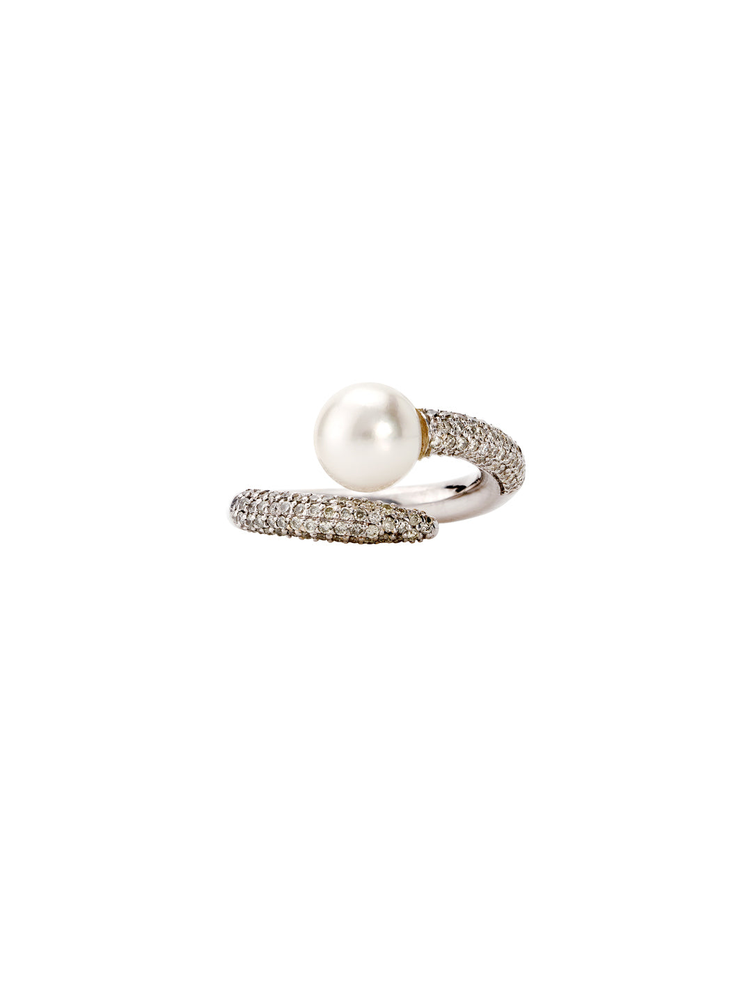 Luna Serpente Pearl Ring