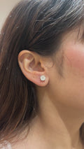 Izzari Lumière Diamond Solitaire Stud Earrings