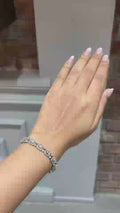 Étoile Grande Diamond Bracelet in 18K White Gold
