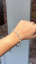 Éclaire fancy shape Diamond Bracelet in 18K White Gold